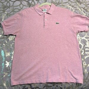 Gently Used Lacoste Polo Shirt (Pink) size 4